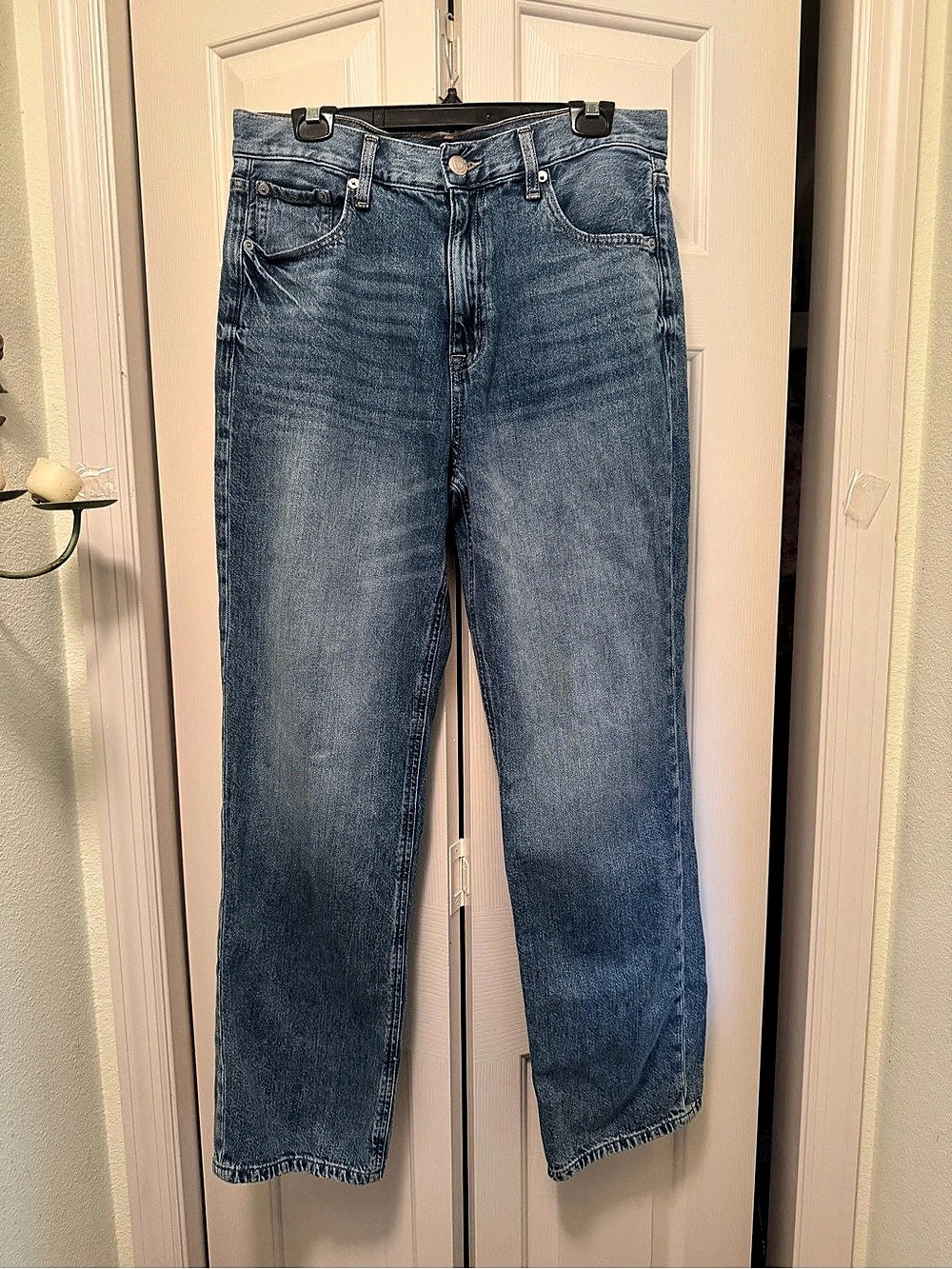 Aeropostale High Rise Baggy Jeans Blue Waist 10